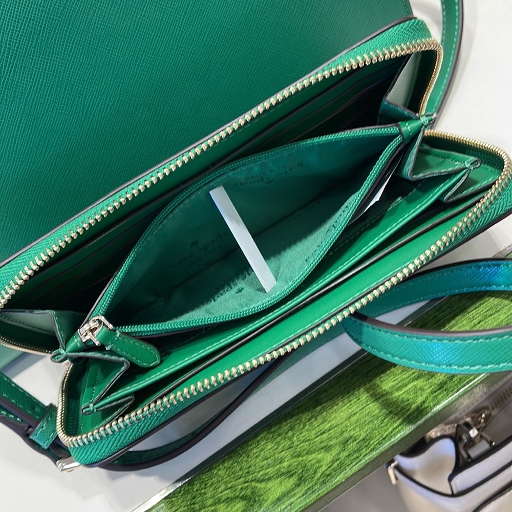 Kate Spade Staci Large Continental Wallet 
Green Bean - Picture 9 of 16